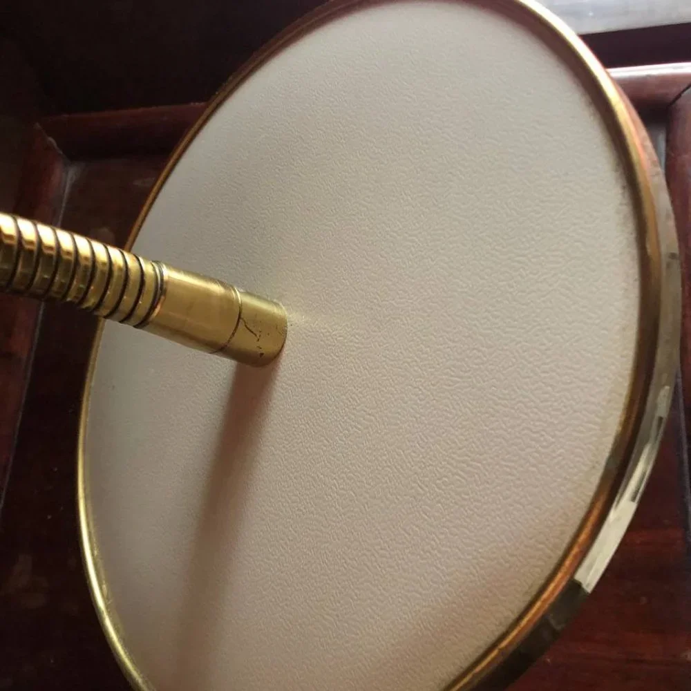 Vintage 2 Mirrors Rare Swan Neck One Side Magnified